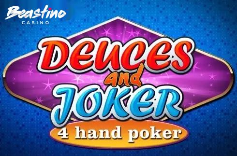 Deuces and Joker 4 Hand Poker