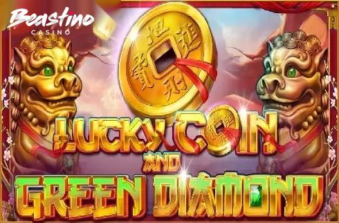 Lucky Coin and Green Diamond