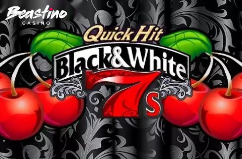 Quick Hit Black White 7s